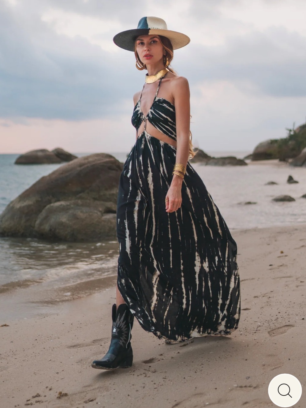 Thaluta Aphrodite Dress strappy halter - Picture 9 of 16